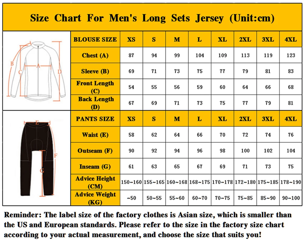 Factory Customized Team Bike Uniform Cycling Jersey Set Four Seasons Bicycle Cycling Clothing DIY Free Design Maillot Ciclismo