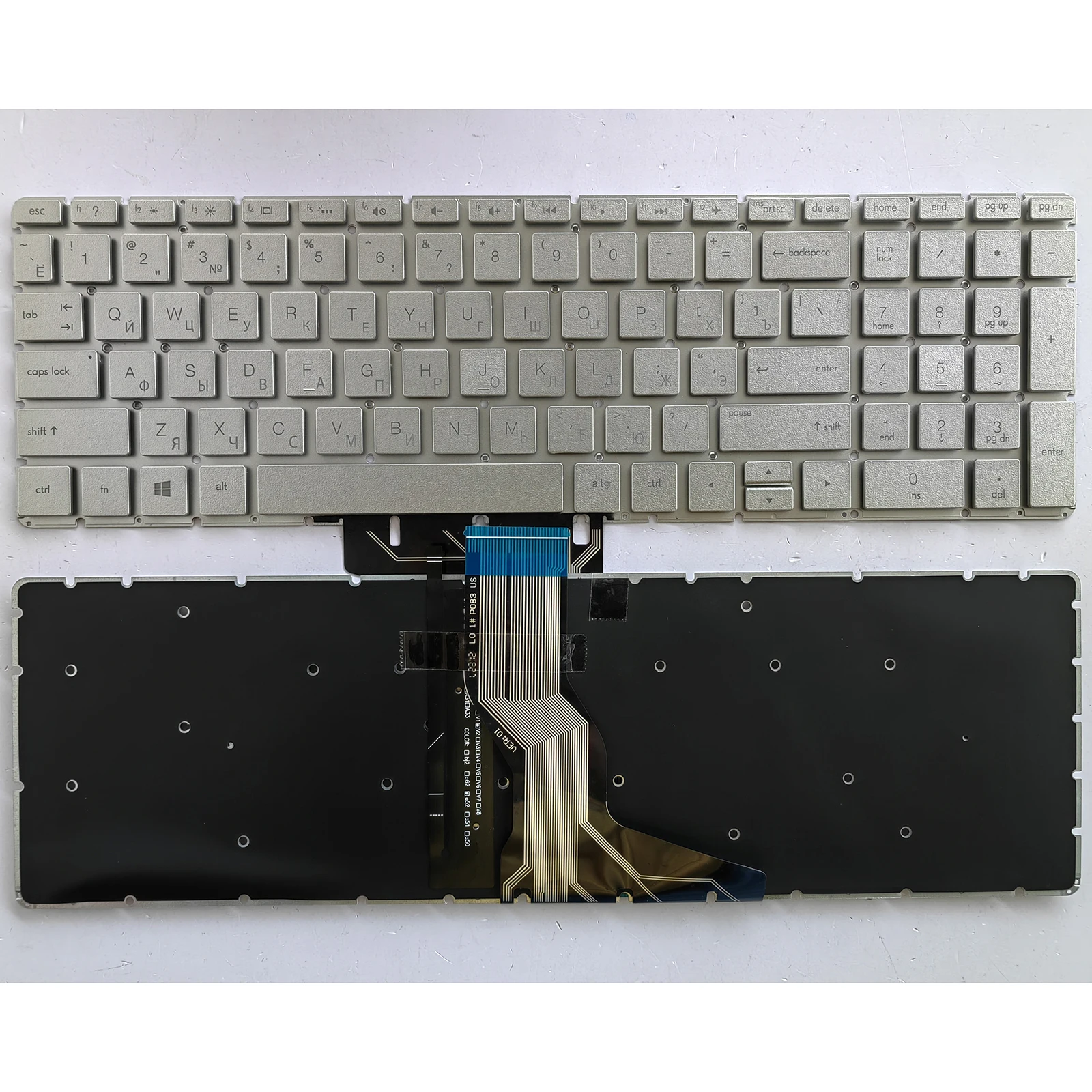 

RU Layout for HP 250 G6 255 G6 15-BS 15T-BS 15-BW 15-BU 15-BP 15Z-BW Laptop Keyboard