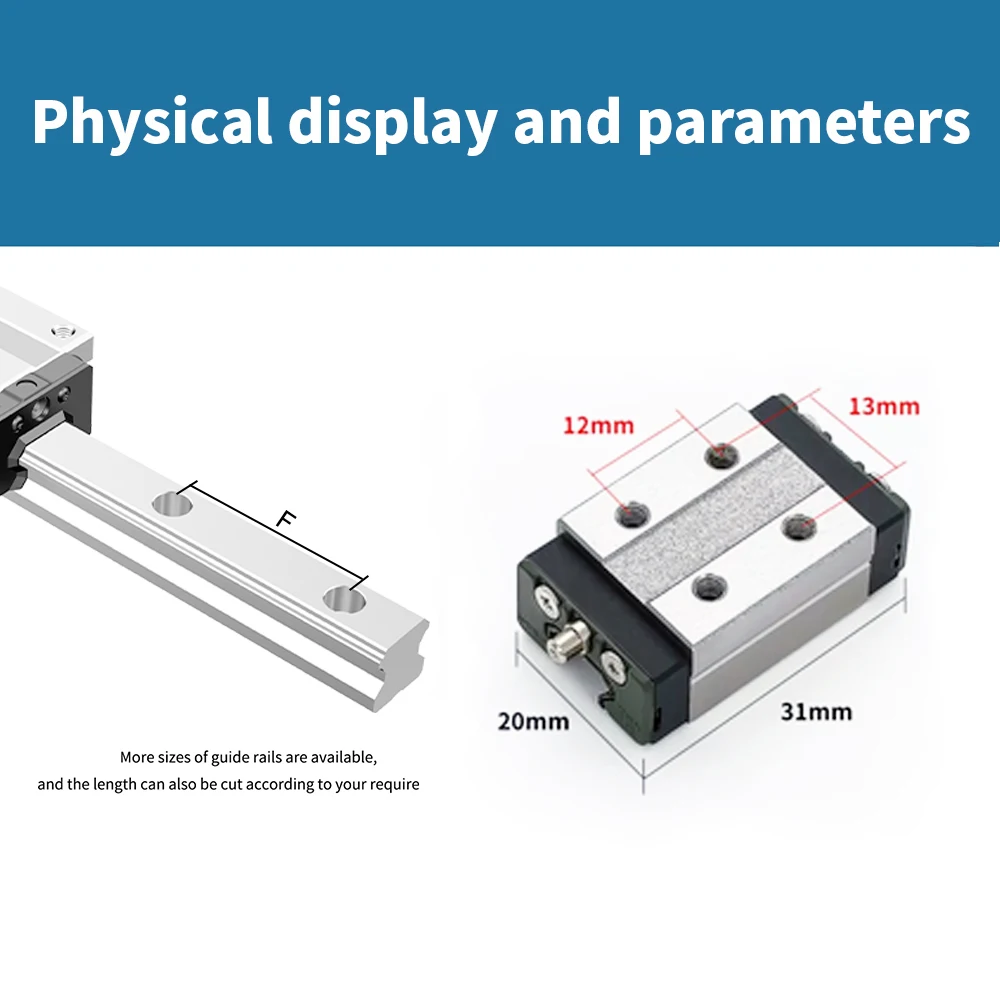 THK HSR10RM Linear Block Linear Guide Slider Linear Bearing HSR HSR10 HSR10RM