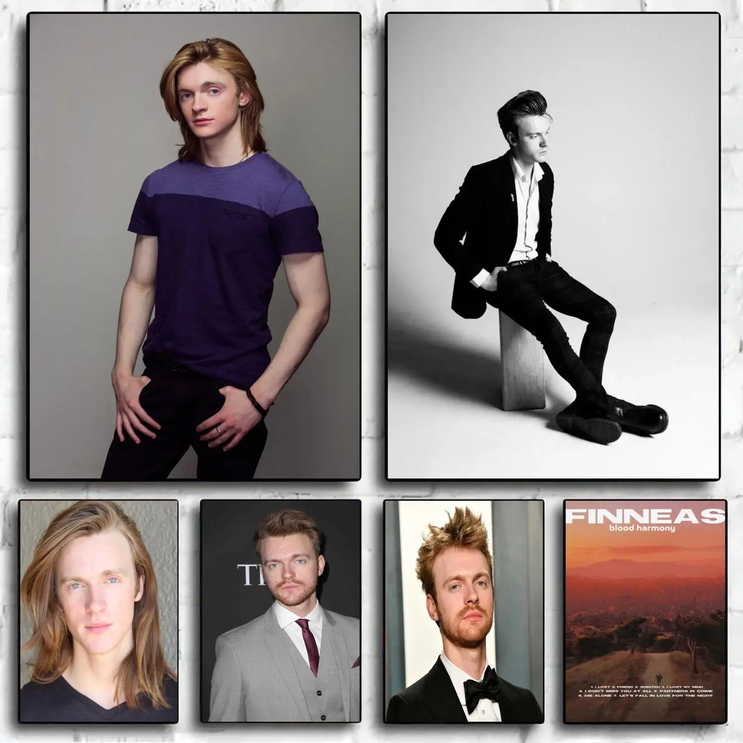 

finneas Singer Decoration Art Poster Wall Art Personalized Gift Modern Family bedroom Decor Canvas Posters
