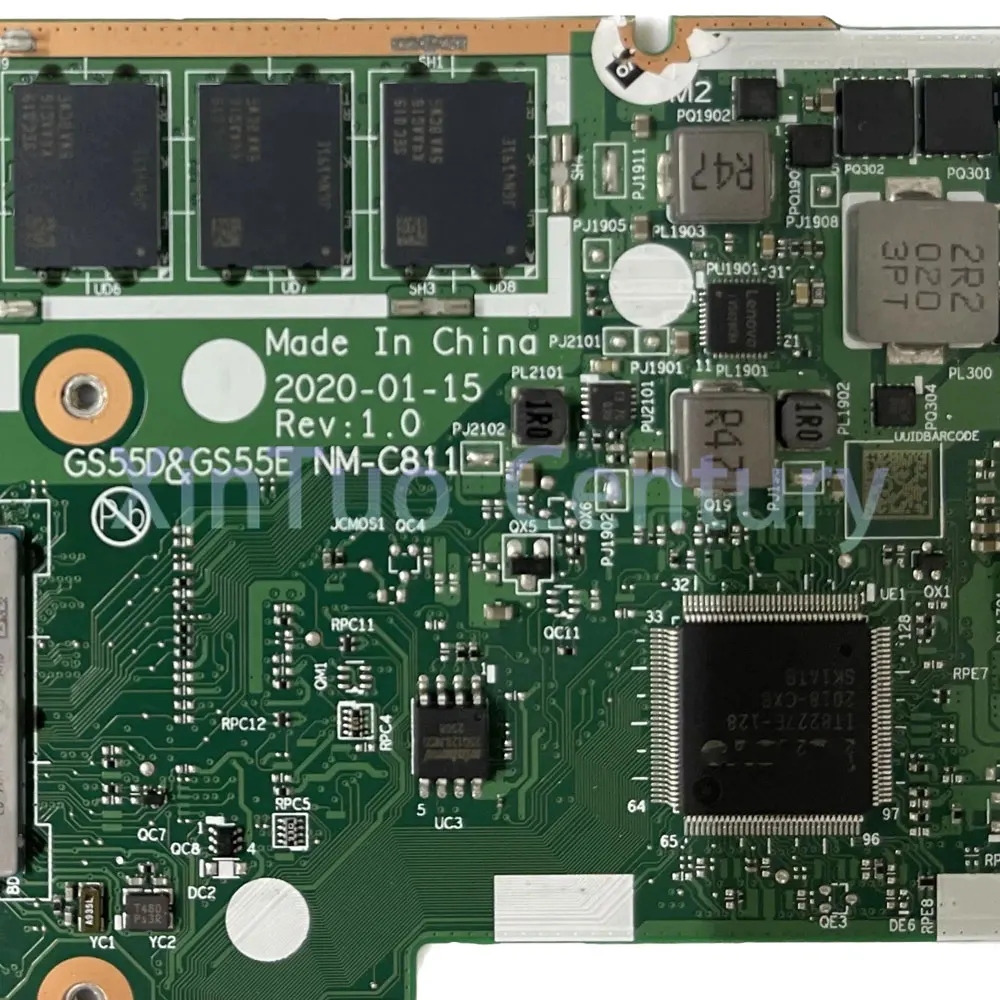 Imagem -03 - Placa-mãe do Portátil para Lenovo Ideapad 515are05 Nm-c811 Gs55d e Gs55e R74800u 16gb Ram Trabalho 100 Testado