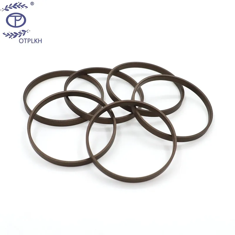 PTFE add copper powder gaskets Polytetrafluoroethylene liner Shim Spacer Pads shaped part Non-standard parts Customized otp seal