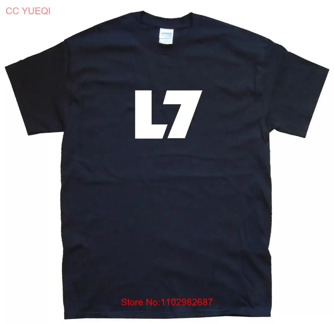 L7 новая футболка размеров S M L XL XXL 3 4, черный, белый, винтажный, универсальный, унисекс, мягкий, удобный, модный