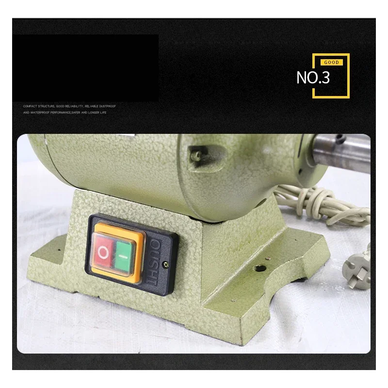 Desktop Polishing Machine Rust Grinding Electric Small Cloth Turbine Grinder Double-head Thread Single Phase