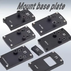 Optics Pistol Sight Mount Base Low Profile Fit for Glock 1911 SW MP SIG P226 Springfield XD S&W M&P Red Dot Base Plate