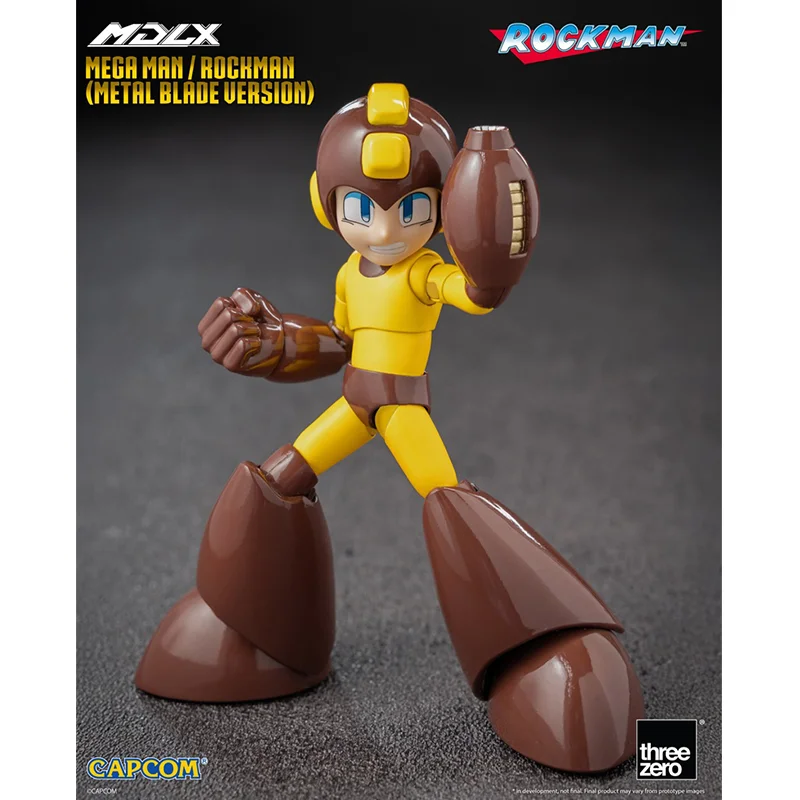 Threezero MDLX Mega Man Rockman Metal Blade Version Action Figures Model Kit Toys for Boys Original Box Collection