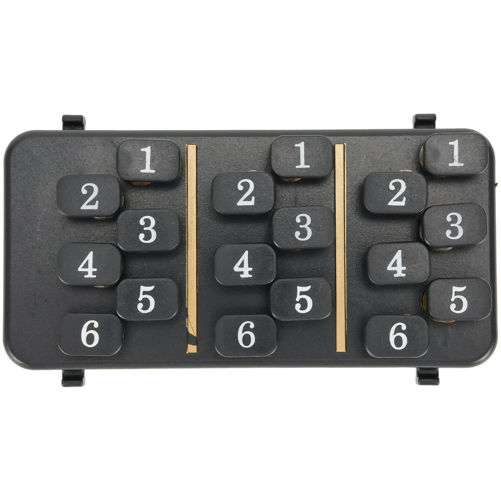 

High Quality Guitar Chord Trainer Learning System Trainng Device With Chord Chart With The 18 Buttons 4.17*2.05*0.87in
