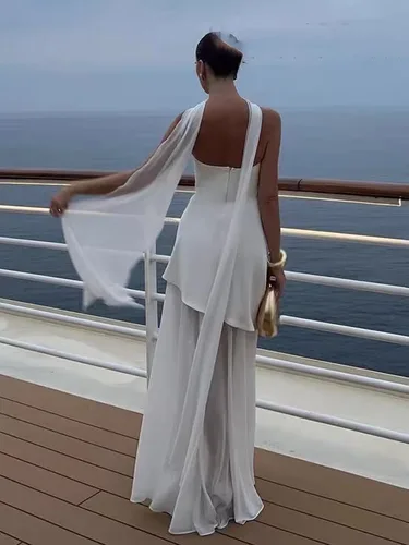 Imagen 2 del producto HH Vestido largo de moda de verano para mujer, vestido liso sin mangas con espalda descubierta y cremallera, vestidos sexis ajustados de retazos de malla en 6 colores