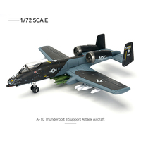 1/72 Scale US Army Modern Military Model Toy A-10 Thunderbolt II Warthog Plane F-14 F-35 Airplane Assemble Building Blocks Toys