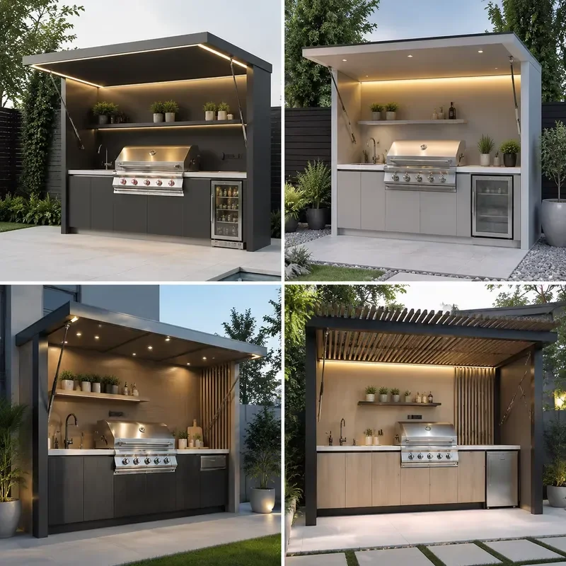 Reliable Service Outdoor Customer Kitchen Frame Outdoor Kitchen Grill Pizza Oven