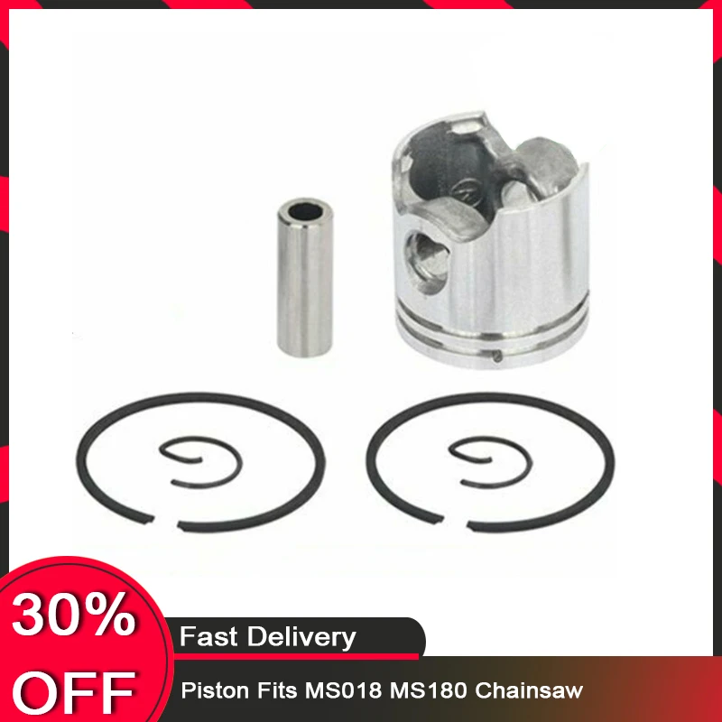 

Cylinder Piston Kit for MS018, MS180 Chainsaw，38mm Engine Repair Set