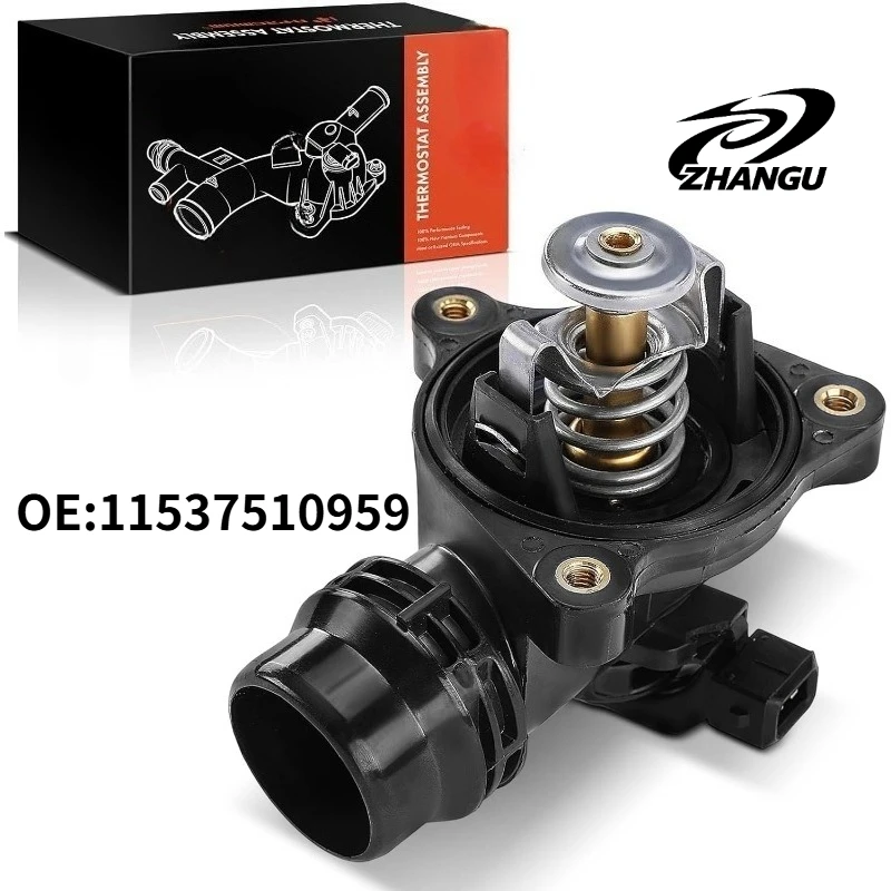 

ZHANGU 11537510959 Thermostat Housing Coolant Water Pipe Outlet For BMW X1 X3 E81 E82 E83 E84 E87 E90 E90 E91 Z4 E85