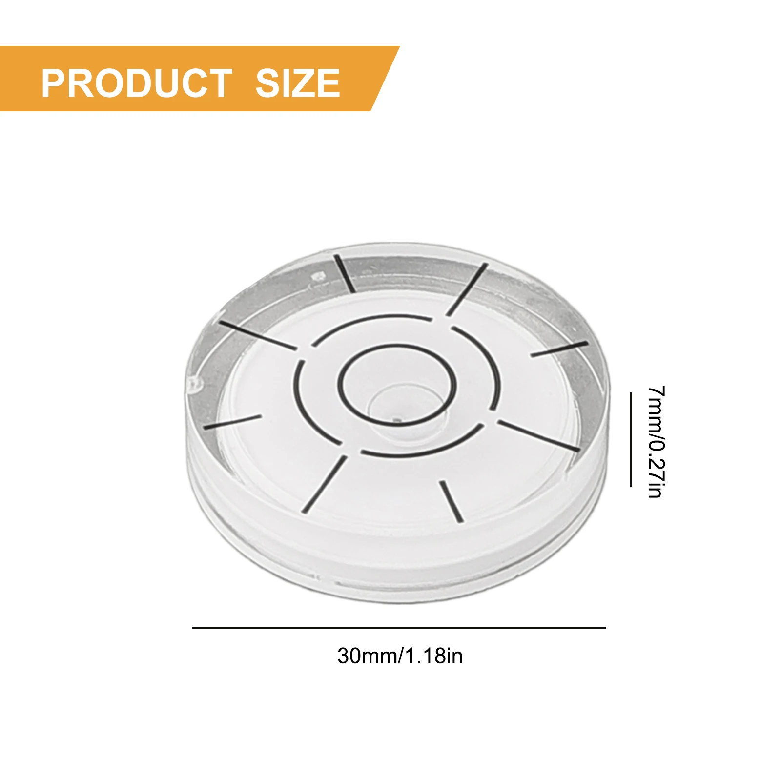 1pc 32mm Bubble Level Spirit-Level Measuring Meter Tools 20°-30° Accuracy For Level Round Circular Measuring Meter Tools