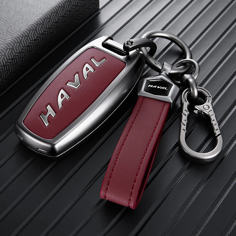 Car Key Protector For GWM Haval Jolion MAX Zinc Alloy Key Fob Case Full Cover Anti Scratch Anti Drop Car Accessories