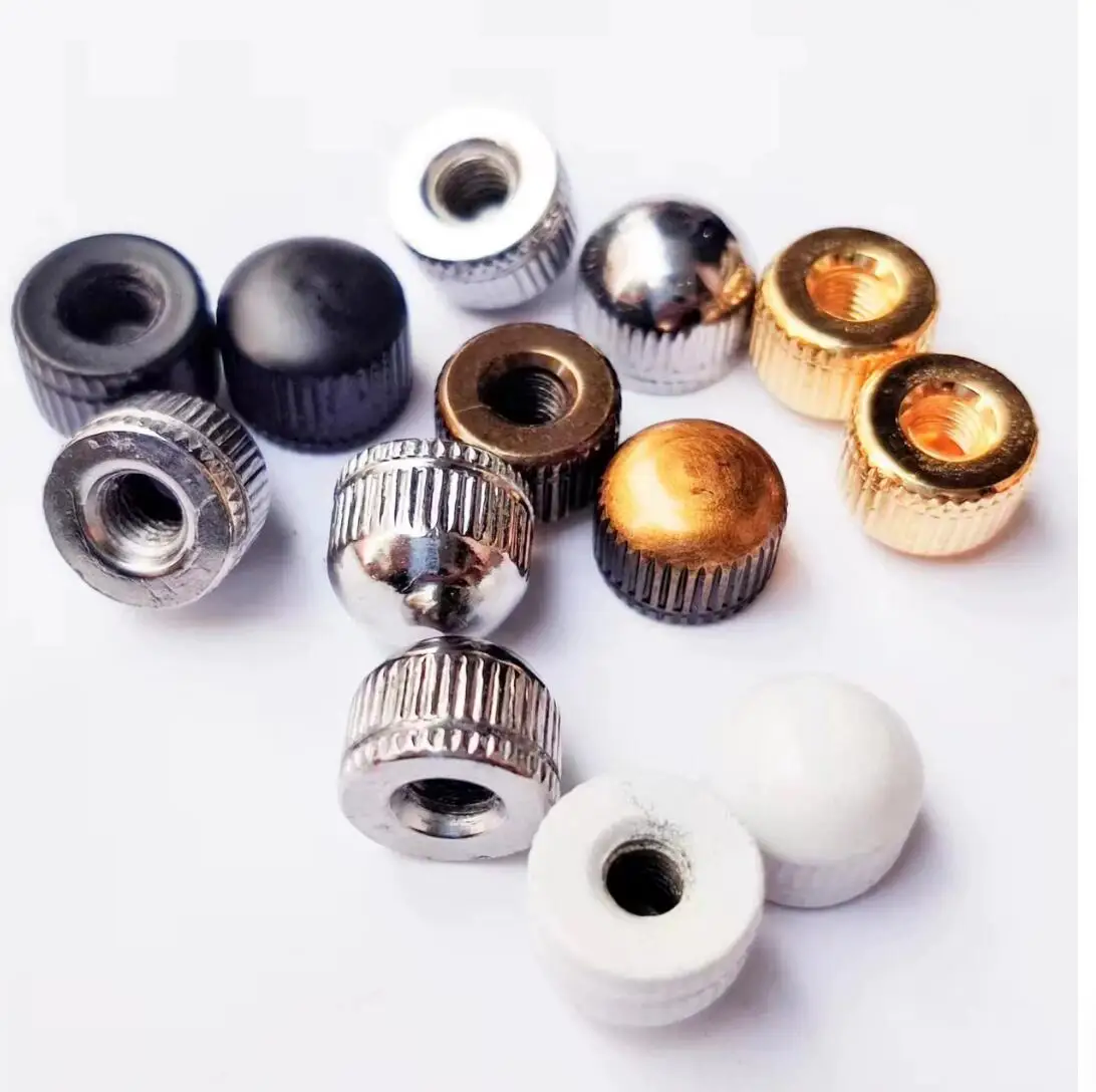 M5 Decorative nuts M4 thread nuts colorful nuts for ceiling rose ceiling canopy chandeliers led pendant lights desk table lamps