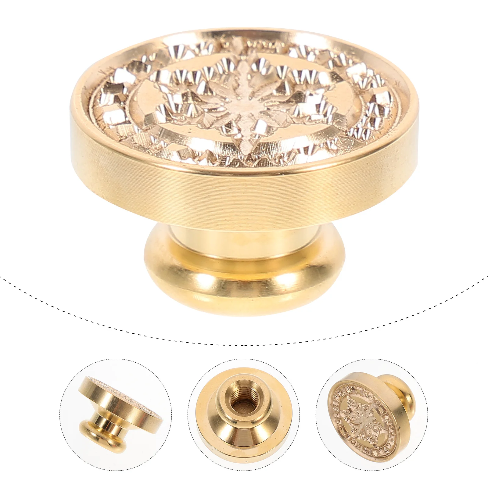 

Copper Stamp Xmas Pattern Seal Delicate Interesting Shape Gift Friends Retro Style Exquisite Beauty Envelope Paper DIY Decor