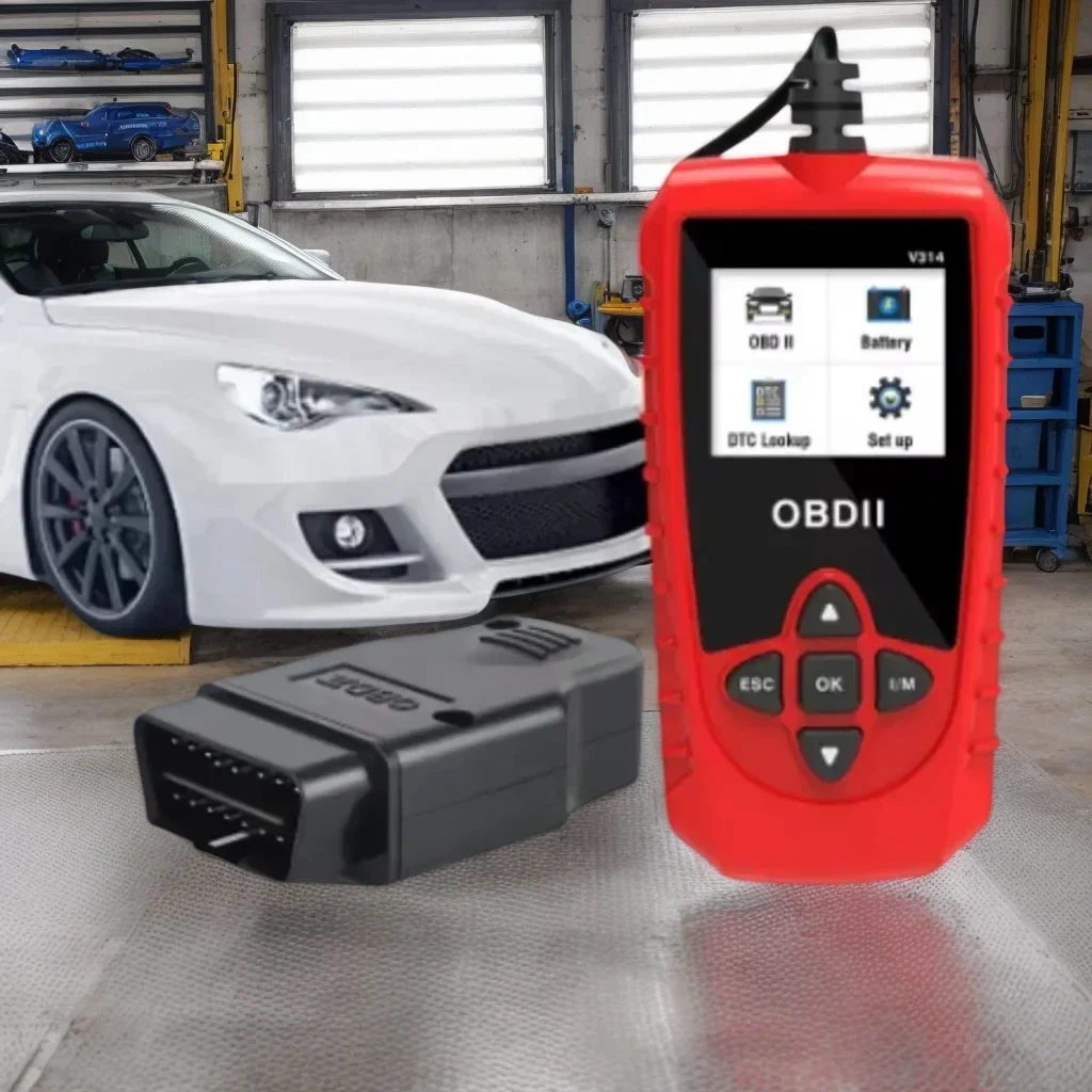 

Универсальный автомобильный сканер OBDII - дефектоскоп считывания кодов V314