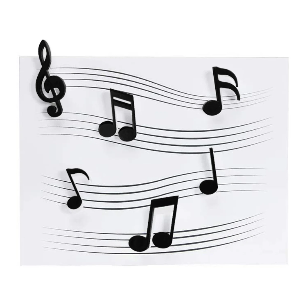 Music note refrigerator sticker, creative piano score note, magnet refrigerator sticker2026