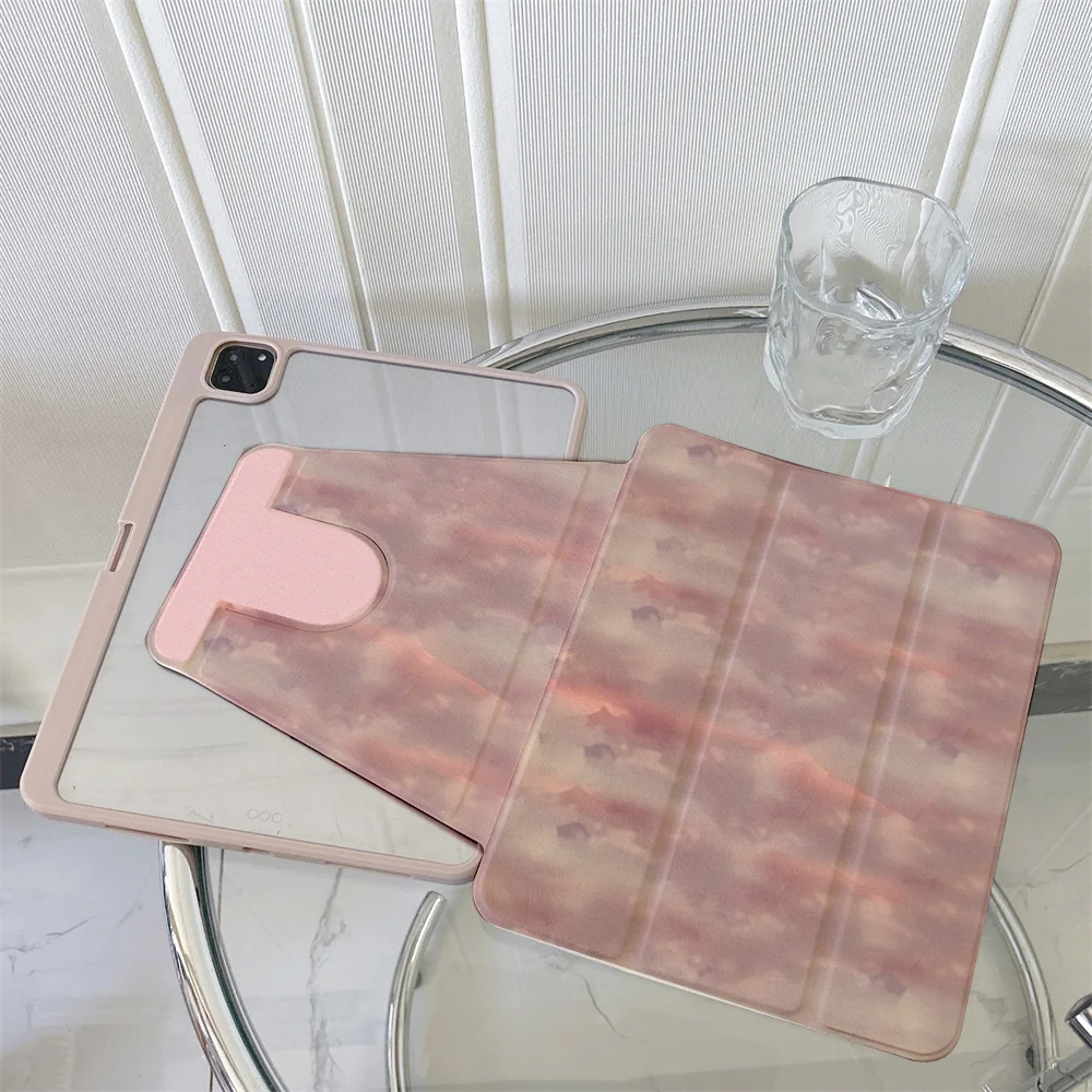 

360 ° Rotating Foldable Case to Easily Protect Your Pad: Compatible with iPad Air 6,Air 5,4,10,2024,air m3/a16 2025