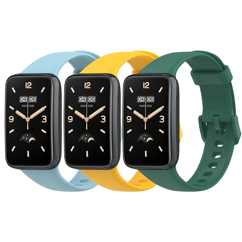 

Спортивный ремешок для Xiaomi Mi Band 7 Pro, браслет из жидкого силикона, ремешок на запястье для Mi Band 7pro Correa, аксессуары для умных часов