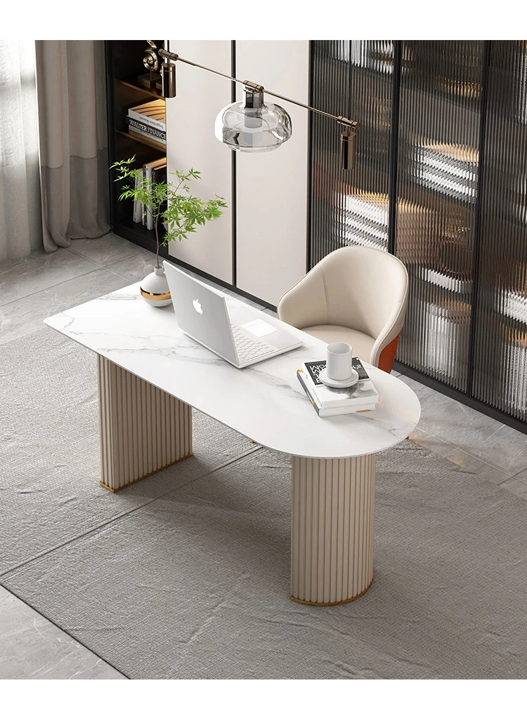 

Medical beauty consultation table reception negotiation beauty salon desk home modern simple Internet celebrity light luxury roc