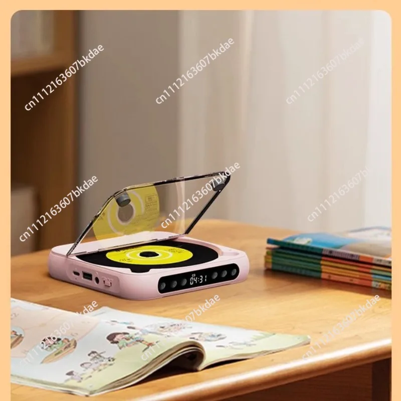 Mini Music CD Walkman Portable Touchscreen CD Player with 5 Playback Modes Bluetooth-Compatible Earphone for Students Men Women