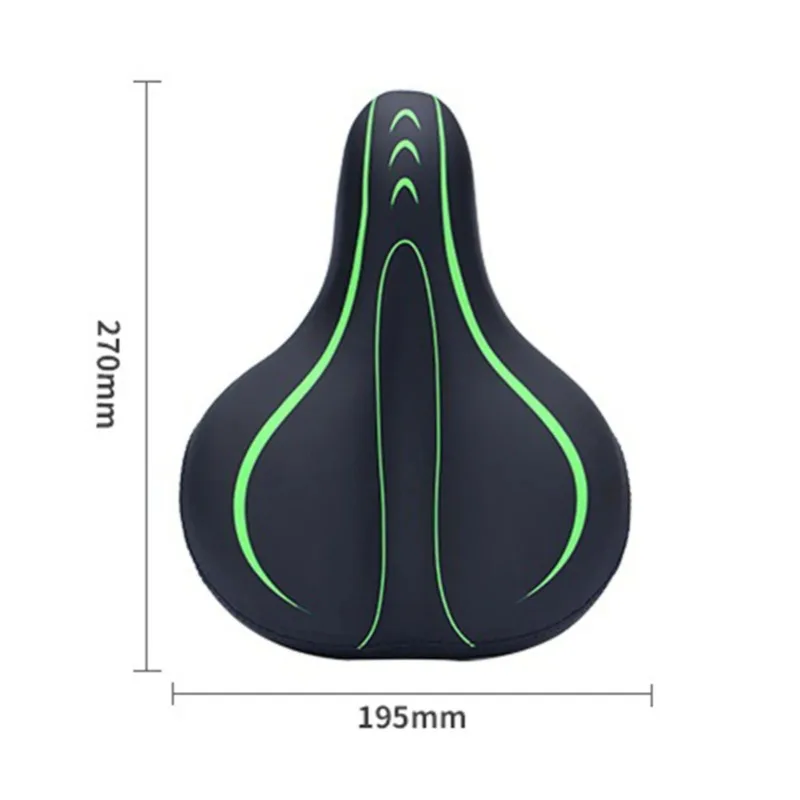 

Thickened Widened Bike Saddles Comfortable Big Butt Bike Replacement Seat for Mountain or Road Bikes
