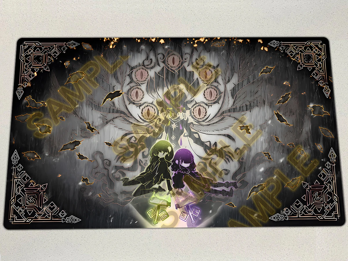 YuGiOh Playmat Sinful Spoils of The White Forest TCG CCG Mat Board Game Pad Trading Card Game Mat Rubber Mouse Pad & Bag 60x35cm
