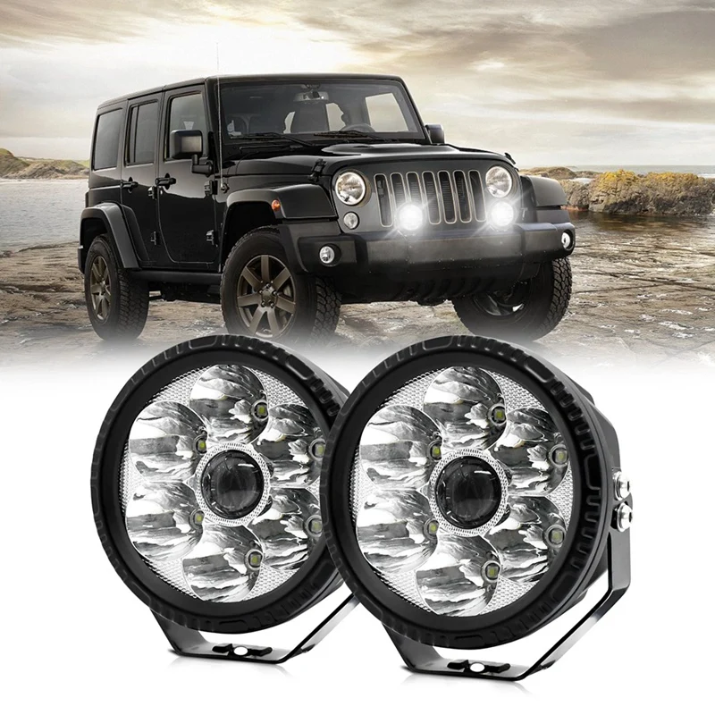 5 Inch Car High Bridges Search Light Spotlight LED Bulbs For Off-Road Car Truck Tractor ATV SUV 9-30V Work Light Durable