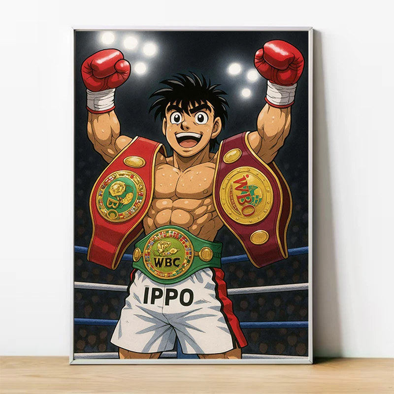 Hajime No Ippo Anime Boxing Poster Gift Pictures Wall Decoration Painting Bedroom Decorations for Home Posters Room Decor