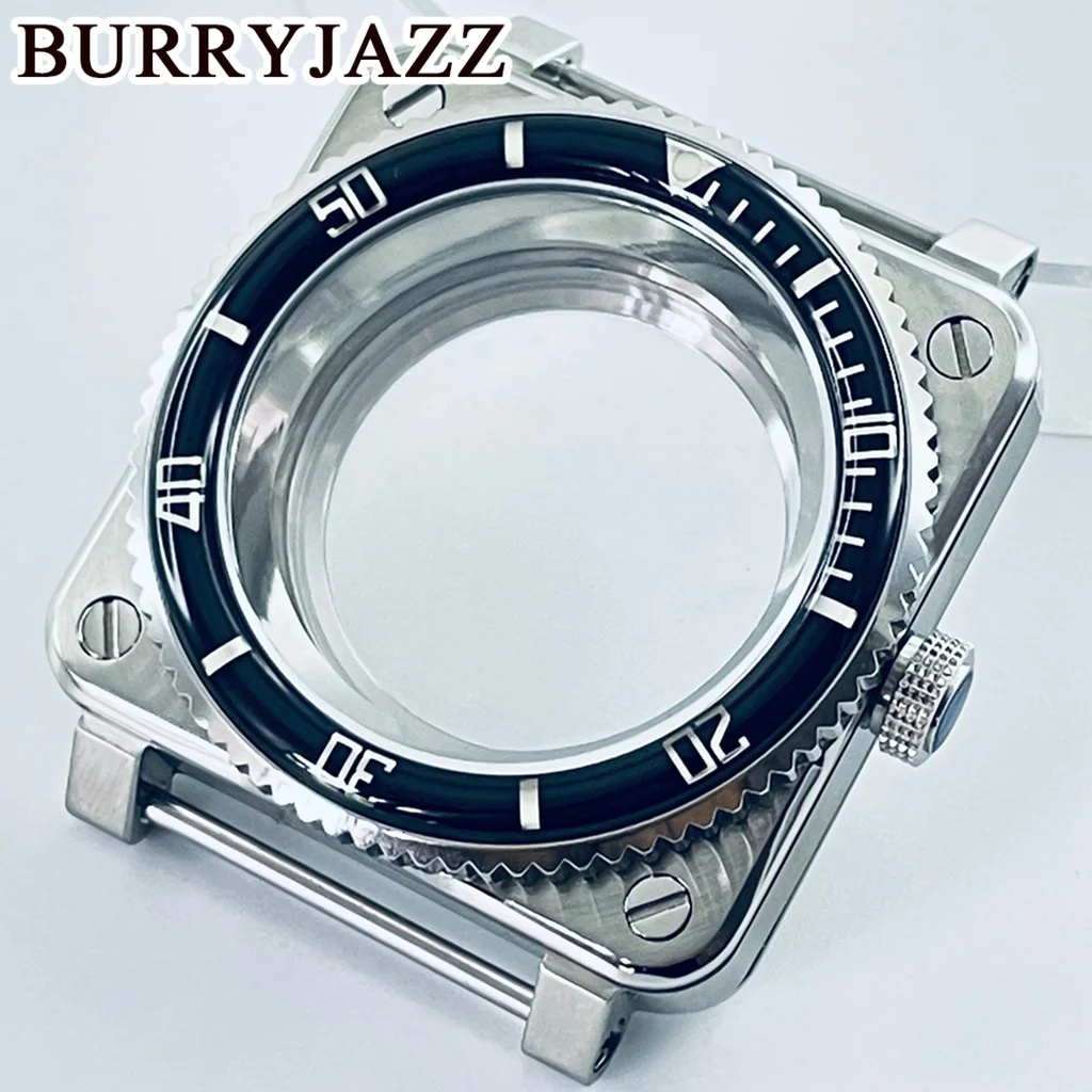 

Корпус для часов SKX007 квадратной формы 42 мм, совместимый с механизмами NH35, NH36, 7S26, 4R, Seiko SKX007, для пилотов, замена корпуса для мужских часов.