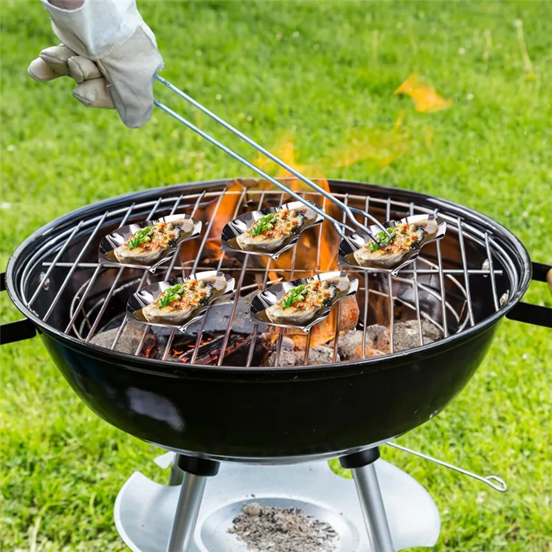 

SHGO-24Pcs Oyster Shells Large Oyster Grilling Pan For Seafood Cooking For Make Oysters, Baked Clams, Scallop