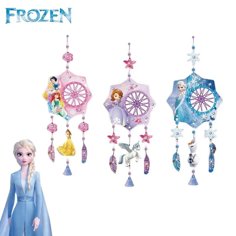 Frozen Princess Elsa anime cartoon cute diy handmade wind chime kawaii girl pendant children's educational toy gift wholesale