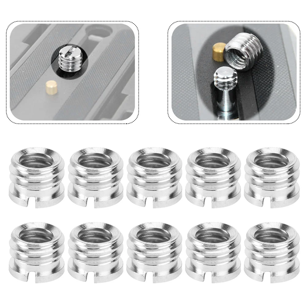 20 قطعة تحويل الجوز عالية الأداء محول حامل الميكروفون مع موضوع واضح لمسجل كاميرا جبل محول حامل الميكروفون