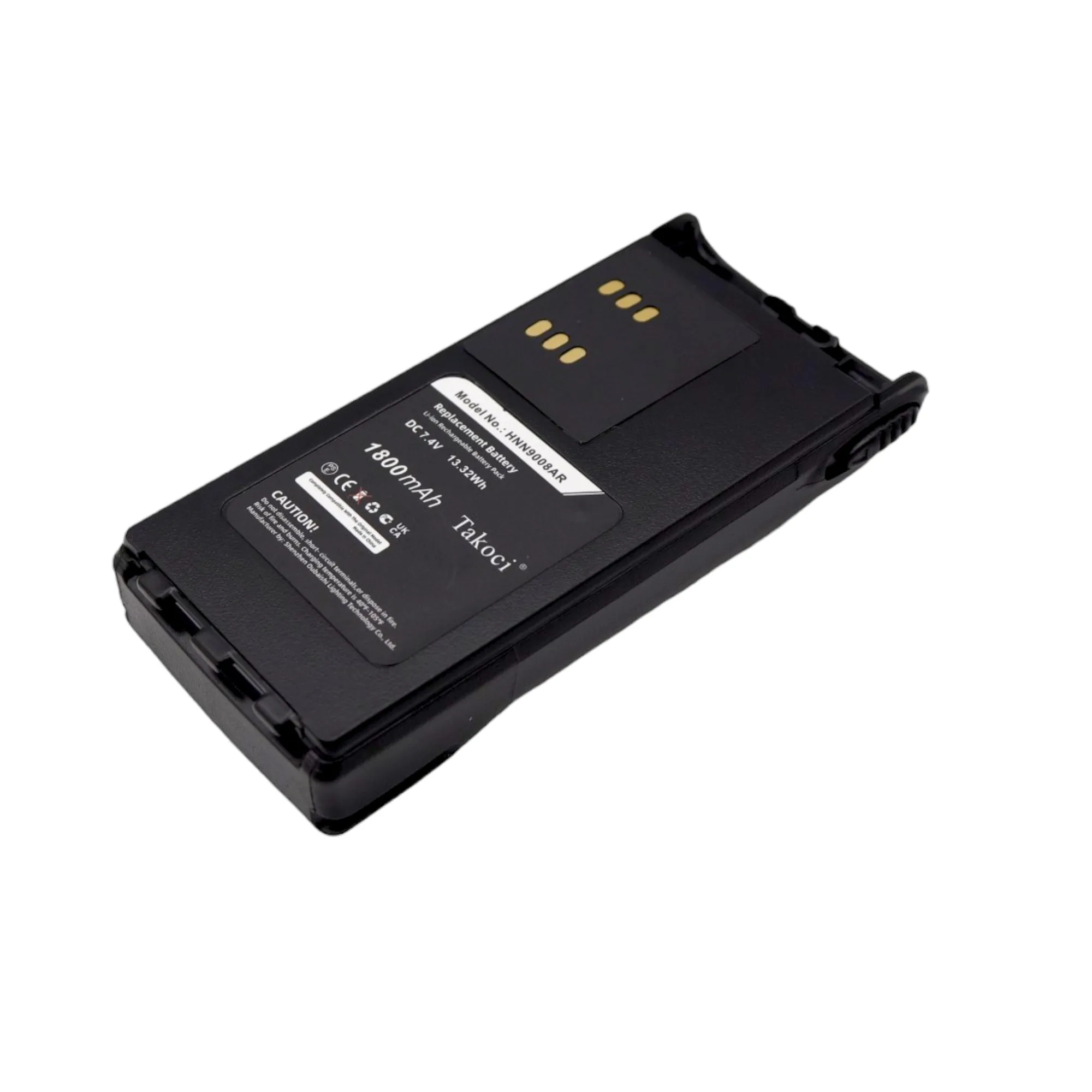 بطارية بديلة 1800 مللي أمبير في الساعة لموتورولا، GP140، GP240، GP280، GP320، GP340، GP360، HNN9008A HNN9008AR، HNN9009A، HNN9009AR