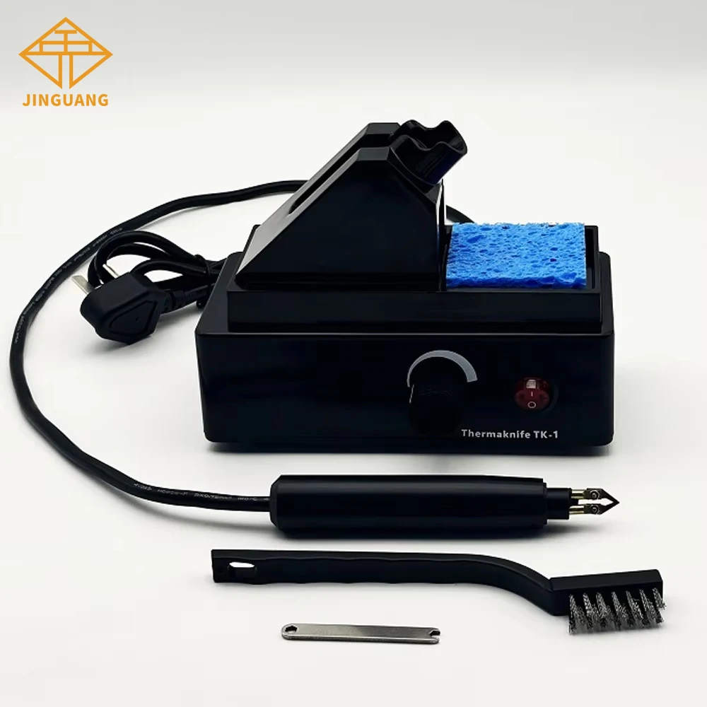 Electric Dental Thermoplastic Engraver Cutter Orthodontic Aligners and Retainers Forming Sheet Heating Cutting Knife Machine