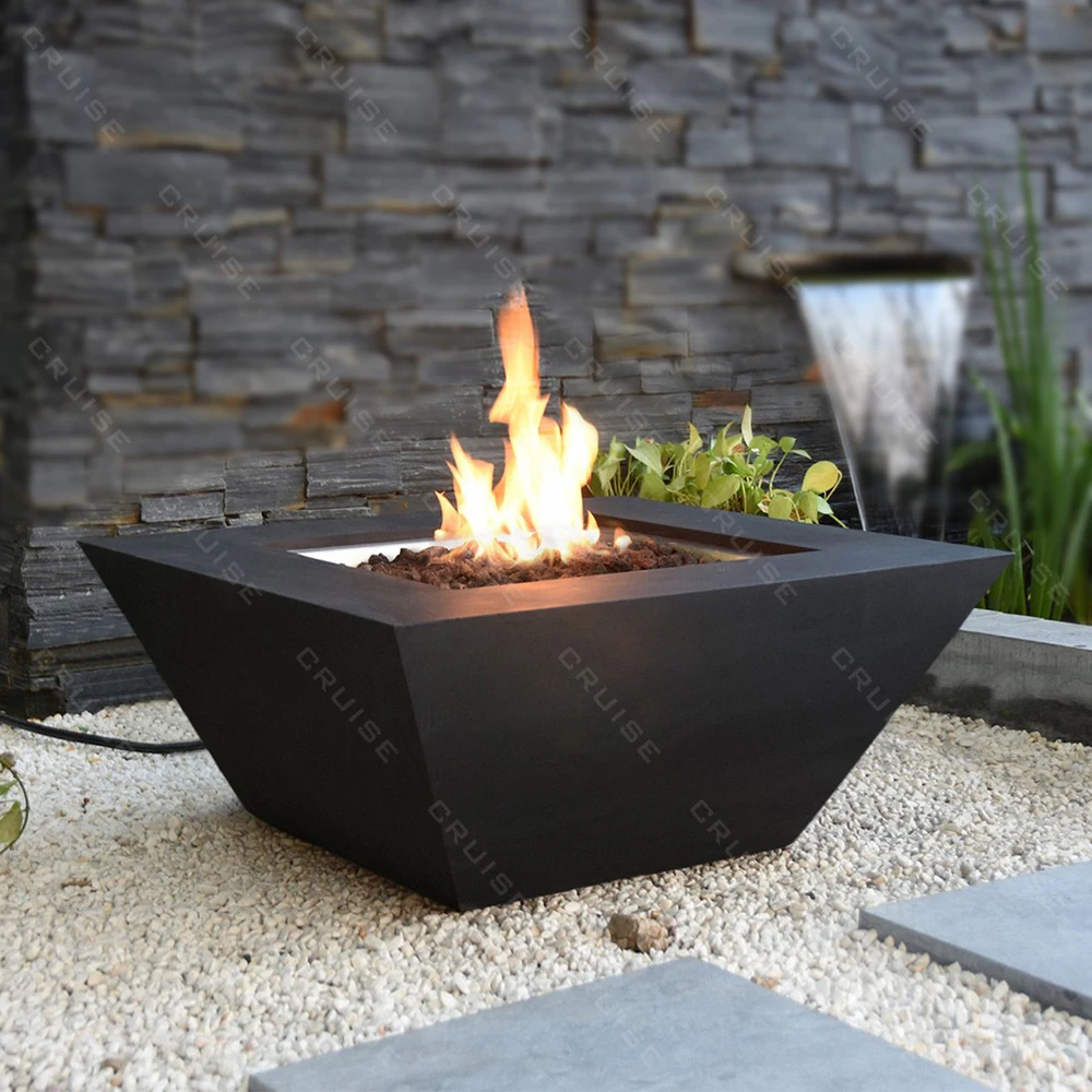 

CRUISE Outdoor Freestanding Round Fireplace Heater Backyard Bonfire Wood Burning/Natural Gas/Alcohol Furnace Core 800mm Firepit