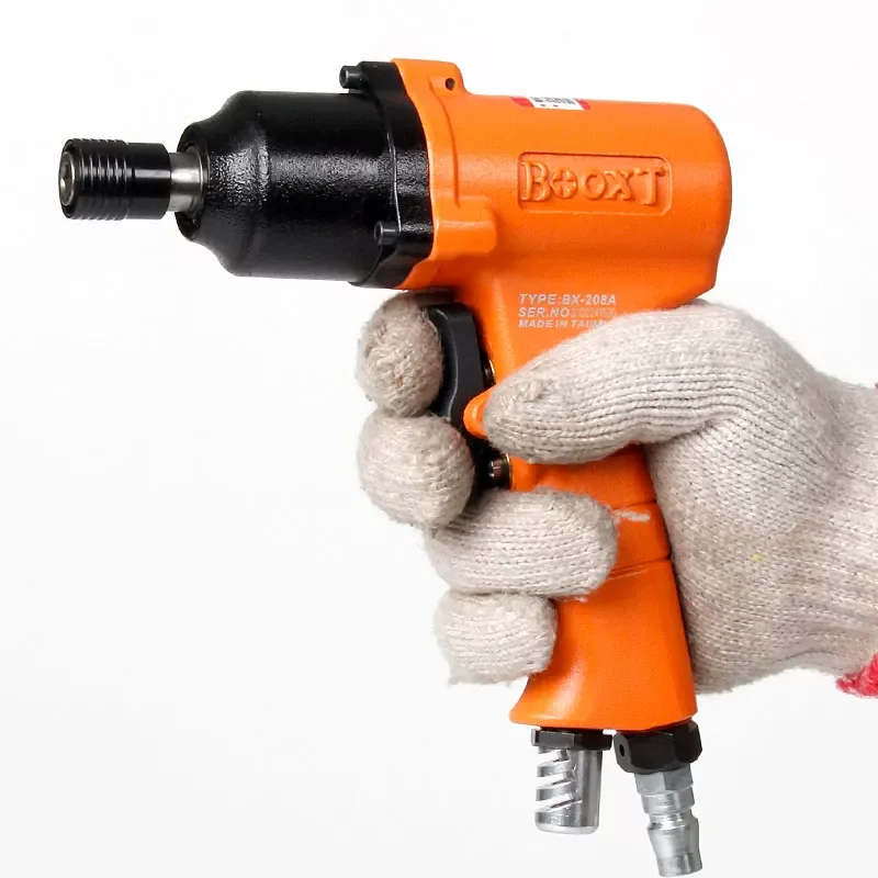 Taiwan Booxt Direct Supply Bx-208A Pistol-Type Pneumatic Screwdriver Industrial-Grade High-Power 10H Imported Model