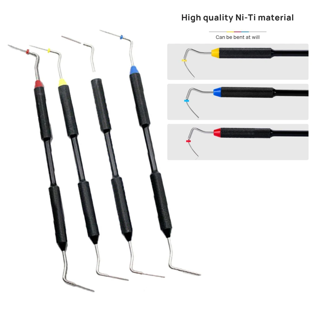 

Dental Endo Buchanan Hand Plugger Root Canal Filler Double Tips Titanium Instrument for Dentist Endodontic Treatment Tools