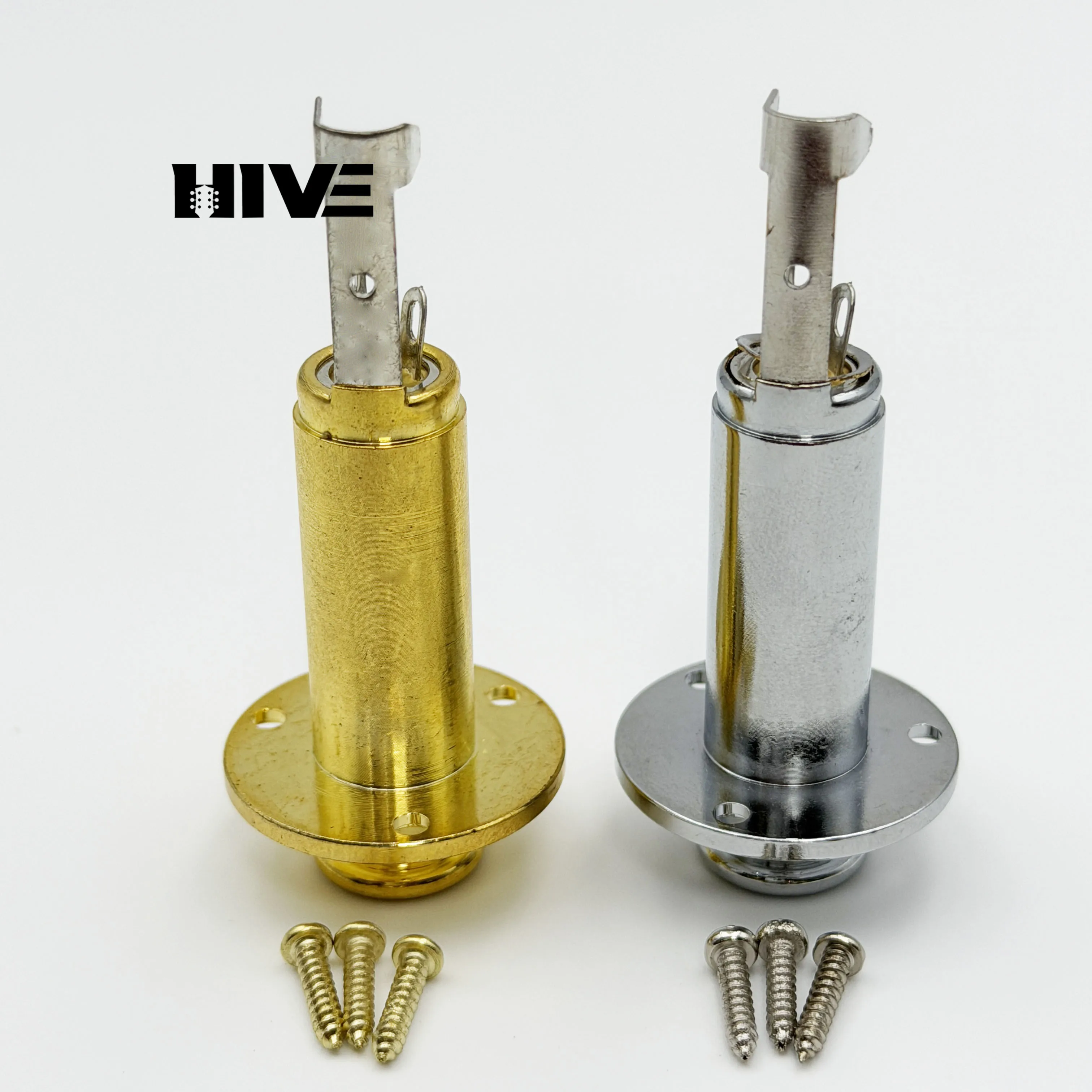 Guitar Jack Socket Mono Mode Output Input Jack Socket 6.35MM Brass Electric Guitar Jack Parts & Accessories