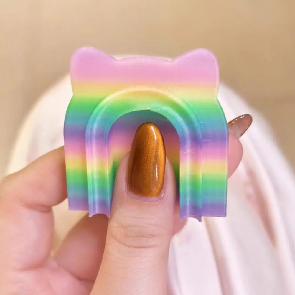 Cat Eye Auxiliary Tool, Professional Portable Nail Glass Kit, Eye Salon DIY Cat Nail Effect Art Mirror U1P0