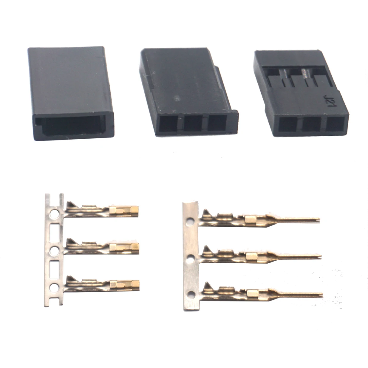 30Sets RC Servo Plug Male Female Connector Crimp Pin Kit,Compatible with Futaba JR Hitec Spektrum