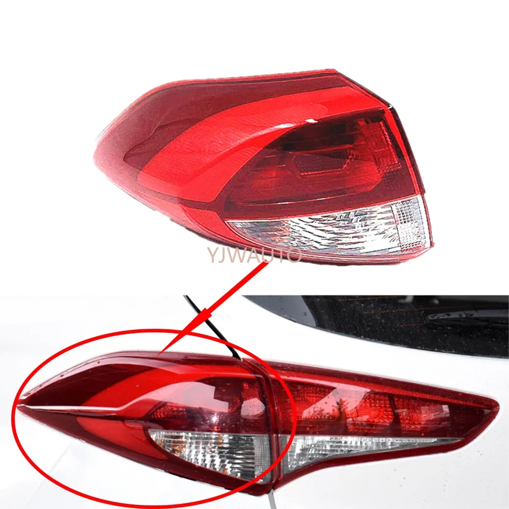

Для Hyundai Tucson 2015 2016 2017, задний фонарь, автомобильный задний фонарь в сборе, автоматический задний фонарь, гаakelights, указатель поворота, задний противотуманный фонарь