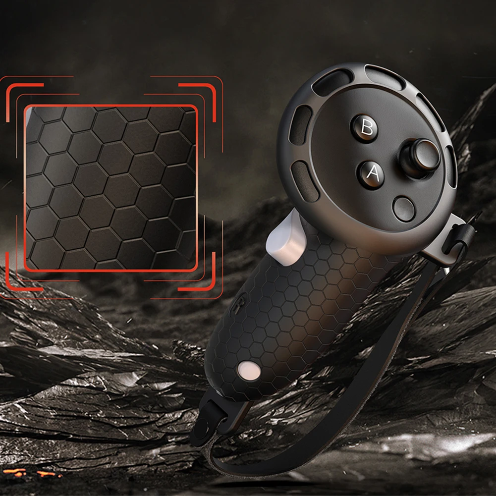 Siliconen Controller Verlengde Grips Cover met Draagriem Antislip Grips Cover Controllers Protector voor Meta Quest 3S/Quest 3