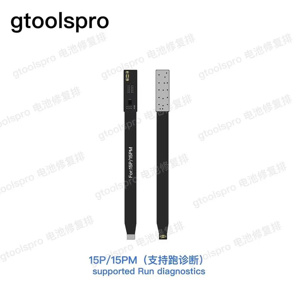 Gtoolspro New Battery Flex Cable 100% Health Support iOS 18 Run Diagnostic For iPhone 12/13/14/15 Pro Max No Need Flash System