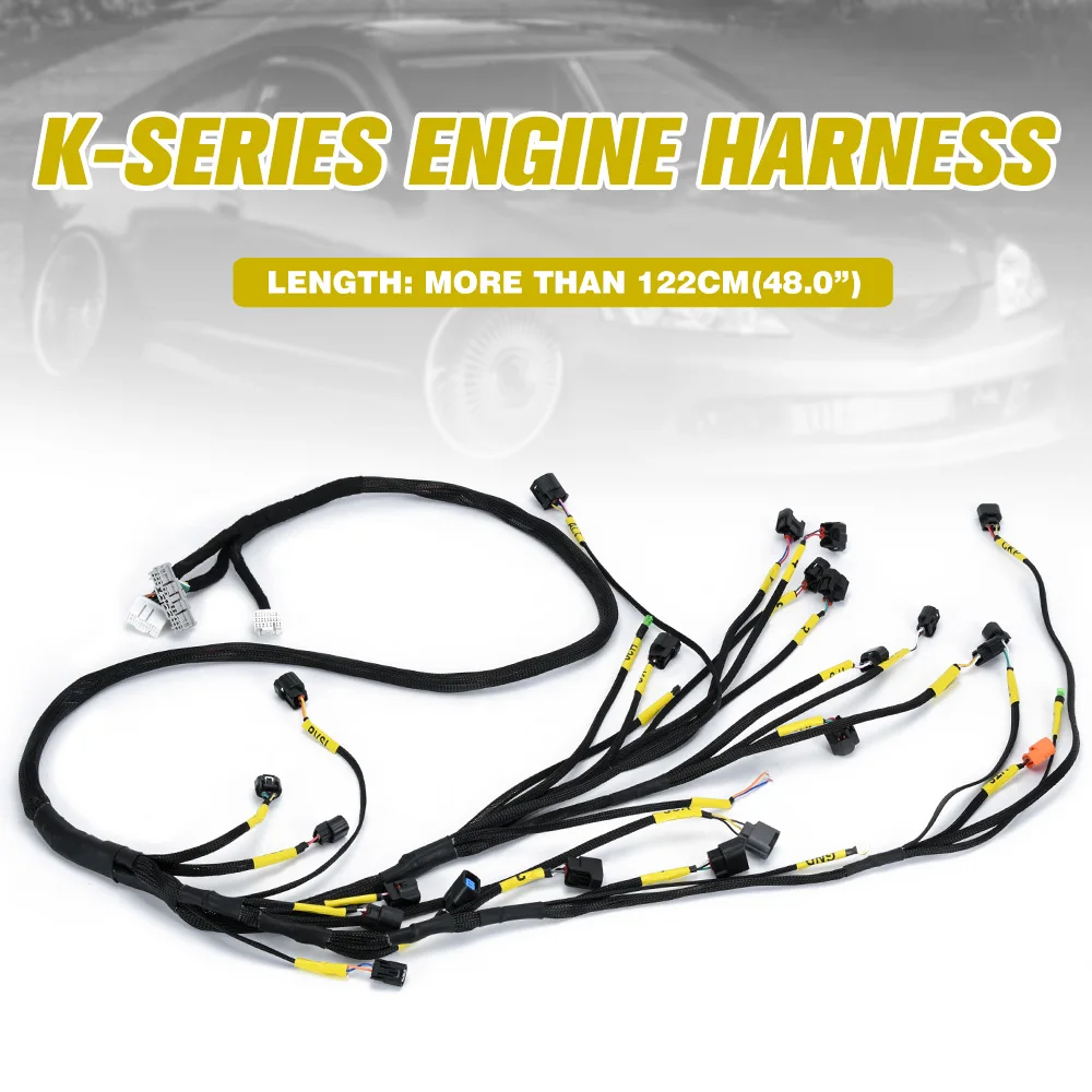 K20 K24 K-Series Tucked Engine Harness For Honda Acura K-Swap Integra CRX EK EG Civic EP3 01-05 RSX 02-04 Car Accessories