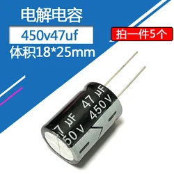 450V47uf 18x25mm 47uf 450v 450v47mfd 450v47mf Aluminum Electrolytic Capacitor 47mf450v 47mf 47MFD 450Volt 450wv 450vdc 450V 47UF