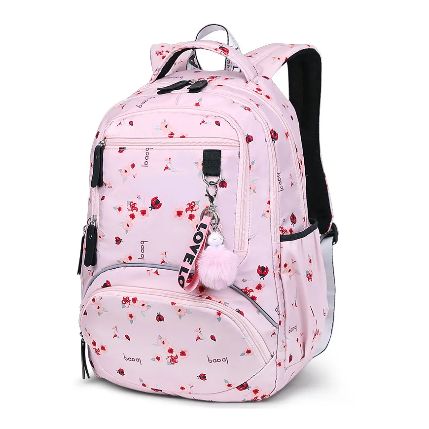 Kids Waterproof School Backpack for Girls School Bags Cute Ballon Printing Laptop Backpack Children Backpacks Schoolbag