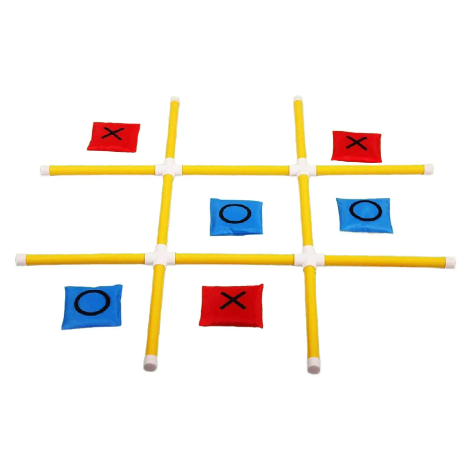 

Tic TAC Toe Game for Adults and Kids Backyard Activities Portable Toss Game Set Sandbag Toss Game for Backyard Parties Lawn