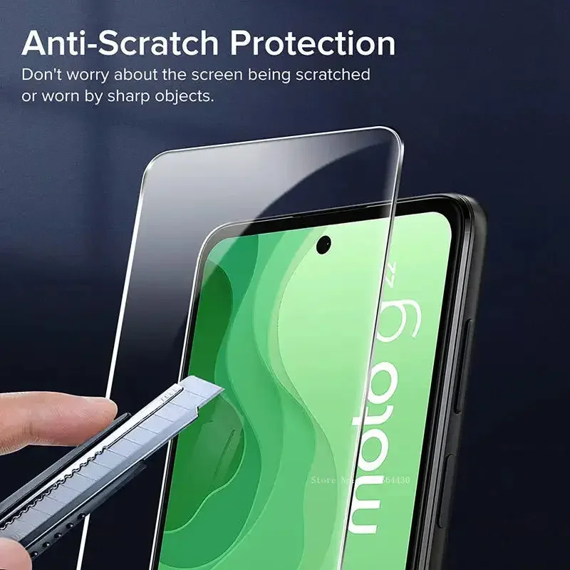 4PCS Tempered Glass on For Motorola Edge 20 Lite E30 E32S E40 E32 Screen Protector for Motorola Stylus Power 5G G Play 2024 MOTO